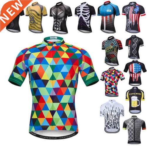 Weimostar 2022 Summer Men's Cycling Jersey Shirt Racing Spor