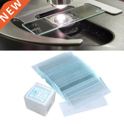 7ME 150pc Microscope Slides and Square Cover Glass for Opti