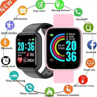 Y68 Smart Watch Men Women D20 Wristwatches Smartwatch Electr