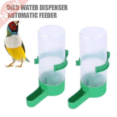 1/2pcs Pet Bird Food Feeder Waterer Drinker Pet Clip For
