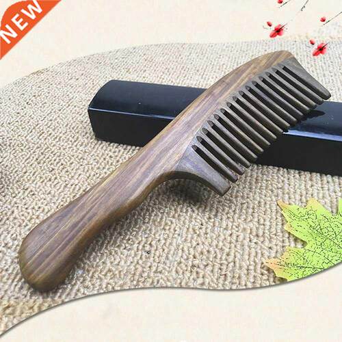 Large Sandalwood Wood Comb Wide Tooth Hairdressing Comb Men