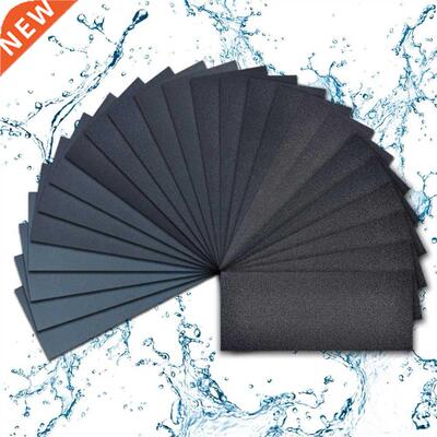 25PCS 2000 2500 3000 5000 7000Grit Sandpaper 9x3.6IN Waterpr