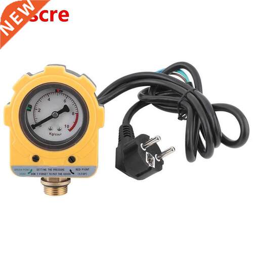 220V 0~10Bar Automatic Air Pump Water Oil Compressor Pressur