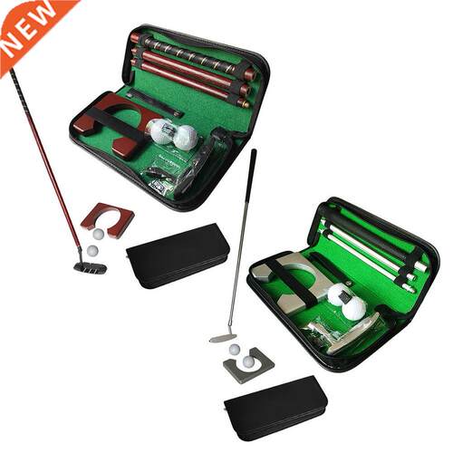 Golf Putter Set Portable Mini Golf Equipment Practice Kit wi
