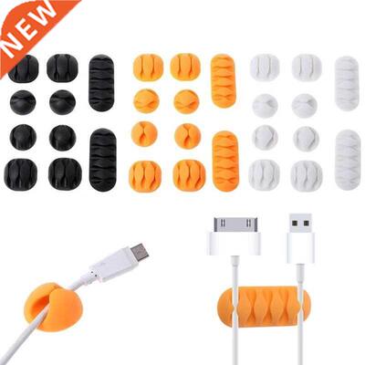 10pcs/set USB Cable Organizer Wire Winder Desk Management