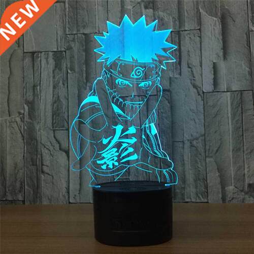 D Lamp Anime Naruto Sasuke LED Night Light Action Figure 7