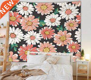 Sunflower Tapestry Psychedelic Floral Tapestry  Wall