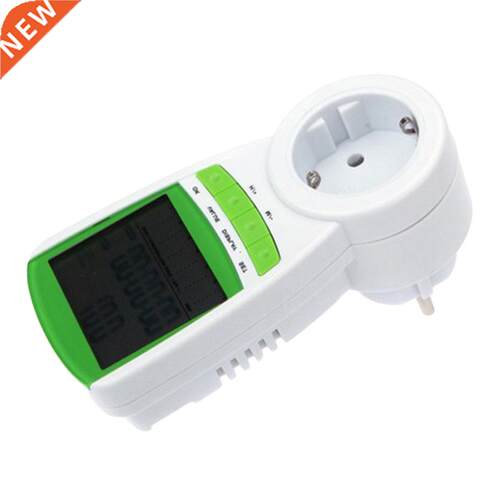 Wattmeter Voltmeter Power Meter 230V LCD Wattage Current Fre