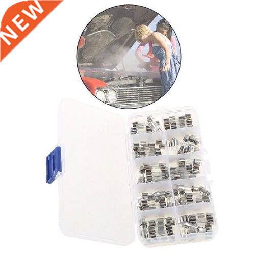 100Pcs/Box 5x20mm Fast Blow Glass Fuse Assorted Kit 250V