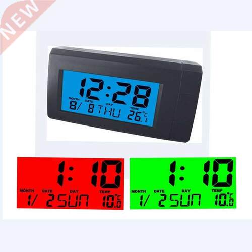 CT66 Car Thermometer Clock Digital Clock Mini Auto Watch Aut