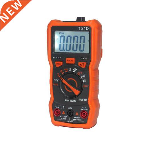 T21D Digital Multimeter DC/AC Voltmeter Handheld Diode NCV T