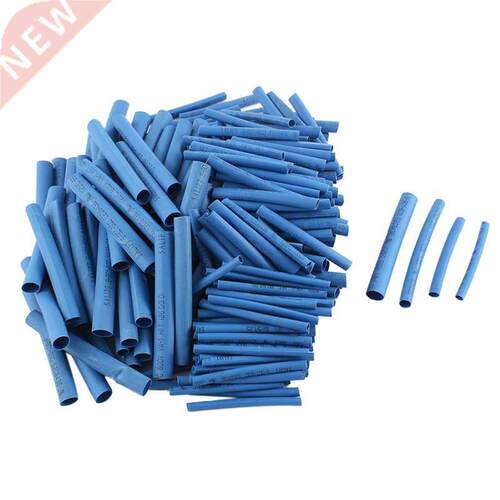 200pcs 4 Sizes Polyolefin Heat Shrink Tubing Cable Sleeve Bl
