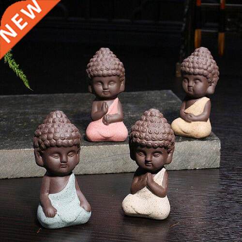 Small Buddha statue monk figurine tathagata India Yoga