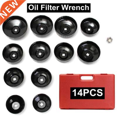 14Pcs Oil Filter Removal Wrench Fuel Filter Remover Cap Sock