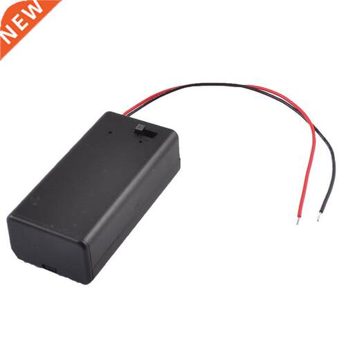 Black Storage Pair SBH-9V Batteries Switch Hol Case Box