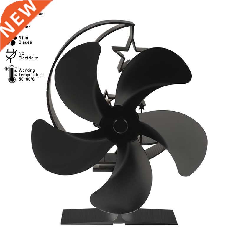Y?ld?z 5 b??aklar? ??mine soba Fan siyah ?s? ile ?al??an