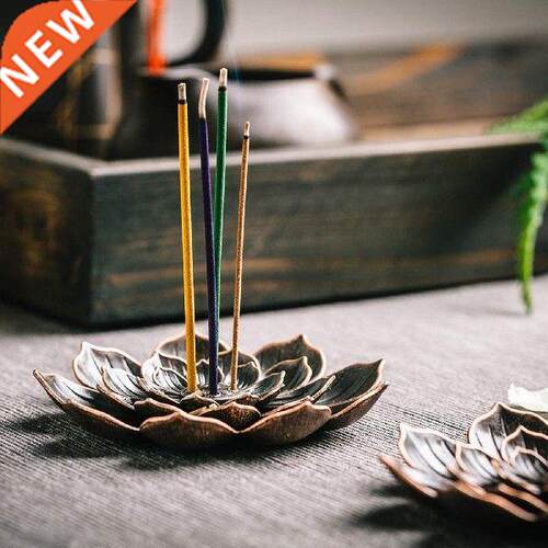 Incense Burner Small Lotus Flower Alloy Incense Holder
