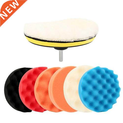 9 Pcs/Set 6 Inch Car Polishing Pad Set Buffing Sponge Polish