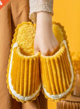 Cotton slip shoes autumn and winter indoor anti-slip house w