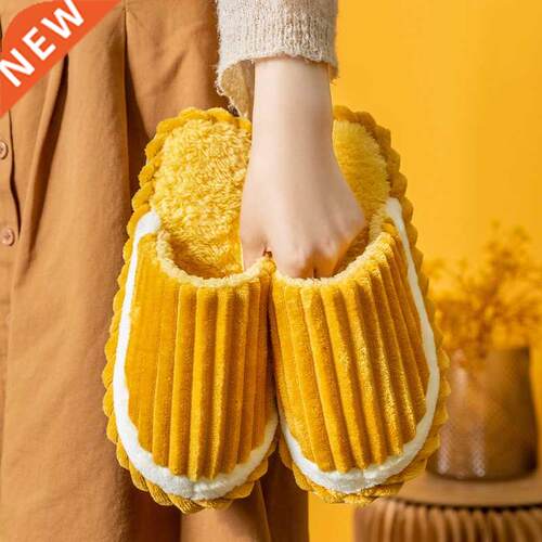 Cotton slip shoes autumn and winter indoor anti-slip house w