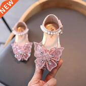 Fashion Sandals Sequins Rhinestone Summer Bow Girls