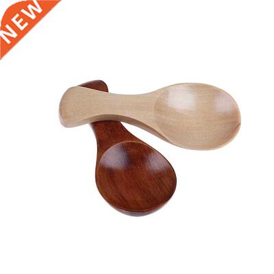 Wooden Spoon Tea Honey Coffee Condment Salt Sugar Spoon Kt