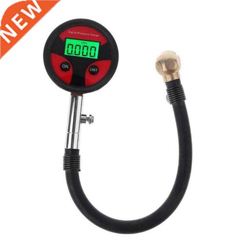 Ball Head Universal Tire Air LCD Digital Pressure Gauge for