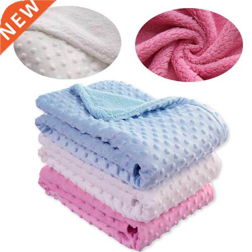 Newborn Baby Blankets Warm Fleece Thermal Soft Stroller Slee