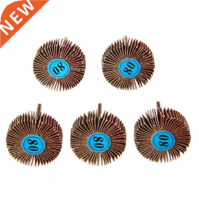 5pcs 80 Grit Grinding Sanding Sandpaper Flap Wheel Discs .0