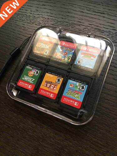 12 in 1 Game Card Case SD Portable Cartridge Box Protector F