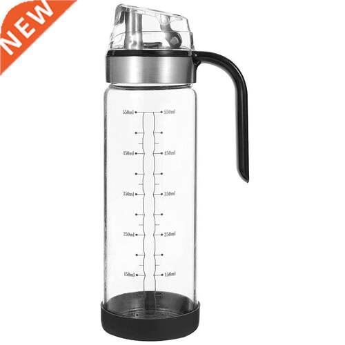 Oil Dispenser Bottle, 550ML Auto Flip ive Oil Dispensing