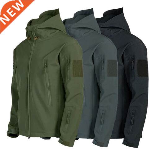Mility Shk Skin Soft Shell Jackets Men Tactical Windproo