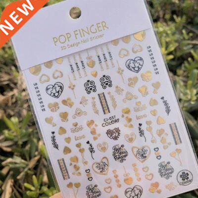 Nail Foils Vivid Nail Sticker Valentines Day Nail Art