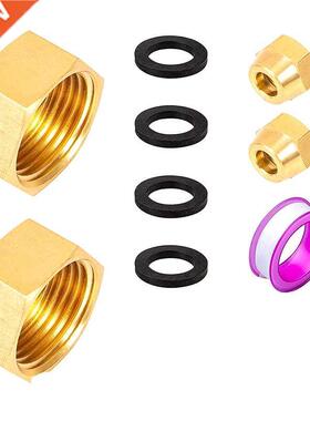 AT69 -2 Pack Garden Hose Adapter,/4 inch Female Thread to