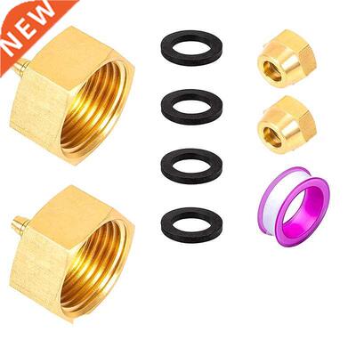 AT69 -2 Pack Garden Hose Adapter,/4 inch Female Thread to