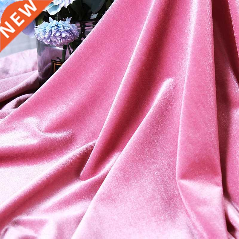 50*160cm Polyester Knitting Velvet Fabric In Winter Short Br