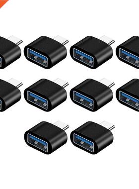 5/10pcs USB C Adapter Type C Male To USB .0 Female OTG Conv