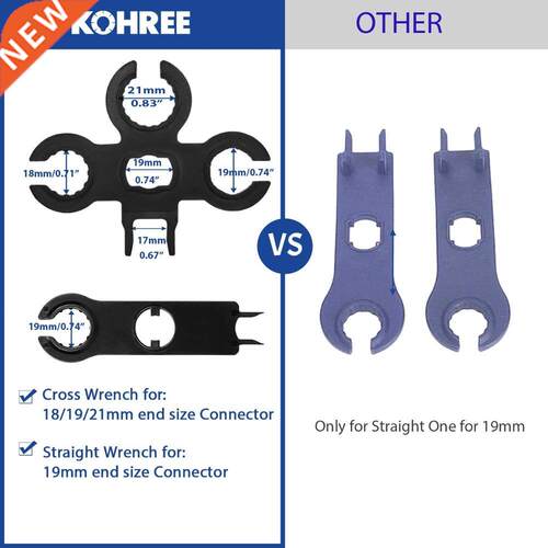Solar Crimping Tool Kit for 2.5-6.0mm²/AWG26-10 Solar P