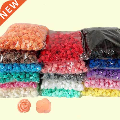 200-400pcs tificial Foam Rose Heads 3.5cm Flower For DIY b