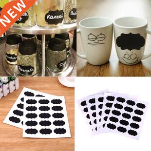15/6/75pcs Blackboard Sticker For Kitchen Can Bottle Jar St