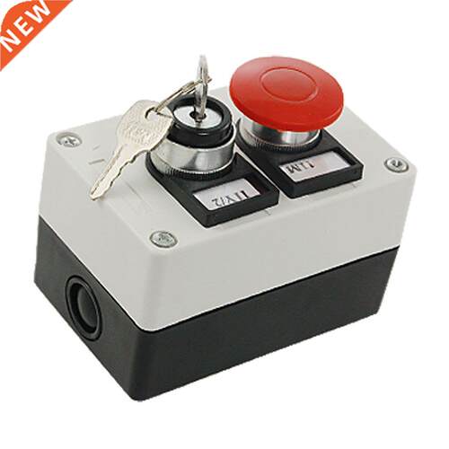 Key Lock on/off Switch Red Mushroom Button Station