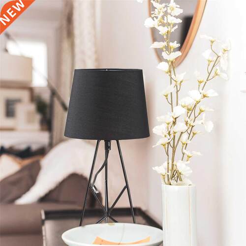 E14 40W Modern Table Lamp White/Black Metal Lights for Home