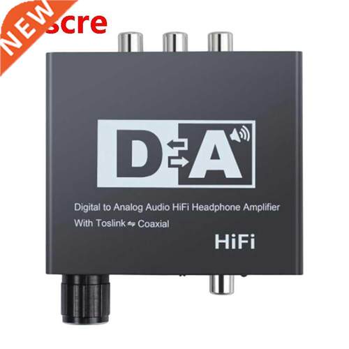 Digital Coaxial to Analog Fiber to Analog o Converter Digita
