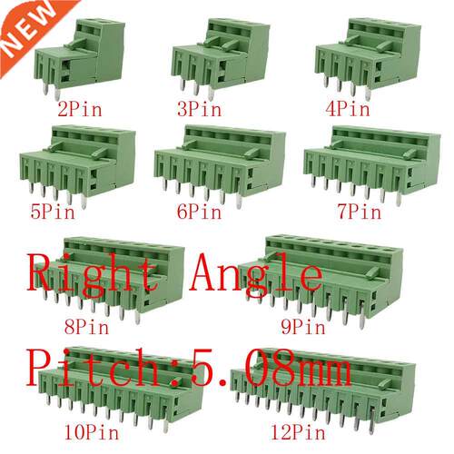 10Pairs 00V 10A 2EDG 5.08mm PCB Screw Terminal Block Connec