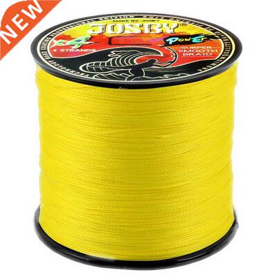 JOSBY-sedal de Pesca con mosca, 4 hebras renzadas, 10-100LB,