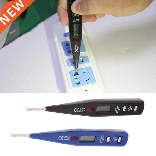 AC DC 12-250V Digital Voltage Meter Electric Tester Pen Indu