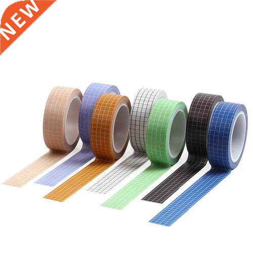 15mm*10m Simple Basic Solid Color Grid Washi Tape  Scrapb