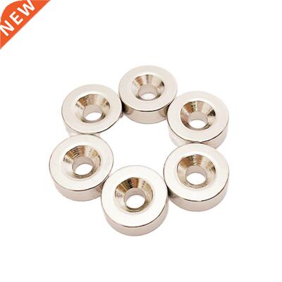 6PCS Ring NdFeB Magnet Dia16*6mm With Hole Dia5mm N38 Strong