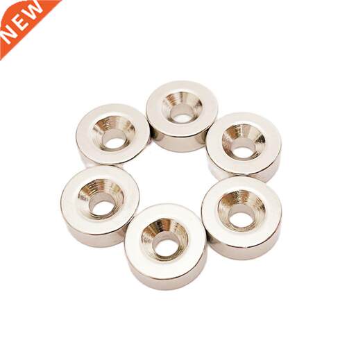 6PCS Ring NdFeB Magnet Dia16*6mm With Hole Dia5mm N38 Strong