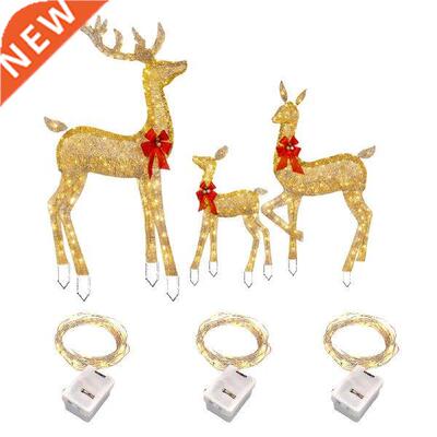 Christmas Light-Up Deer LED Christmas Lighted Reindeer for